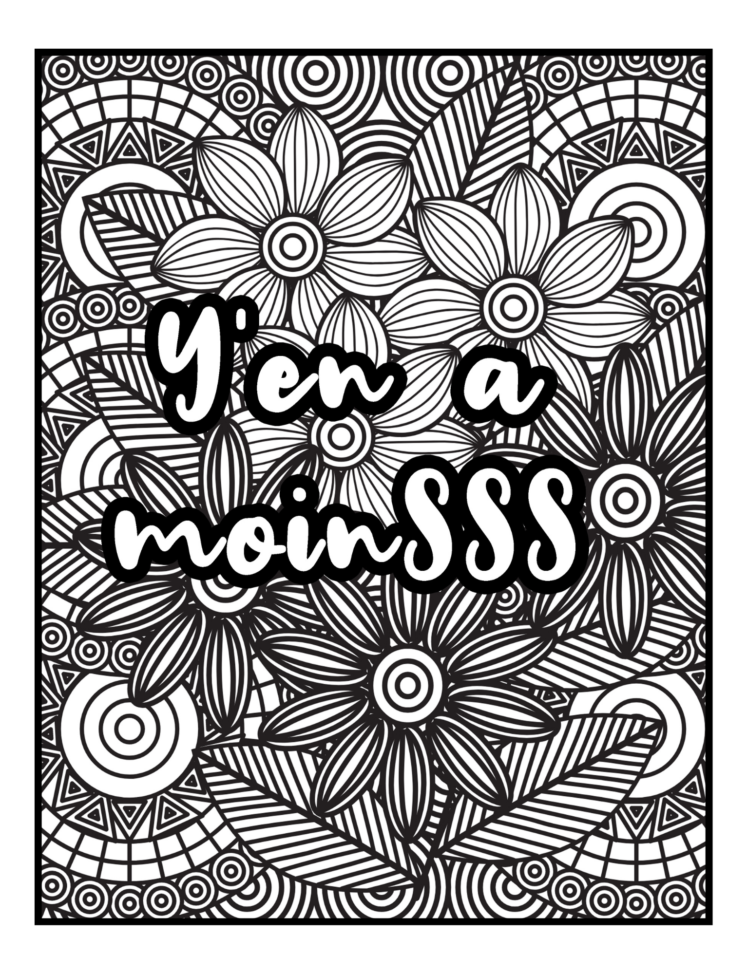 Coloriages anti-stress avec des expressions du Sud-Ouest (humour & détente) – Image 4